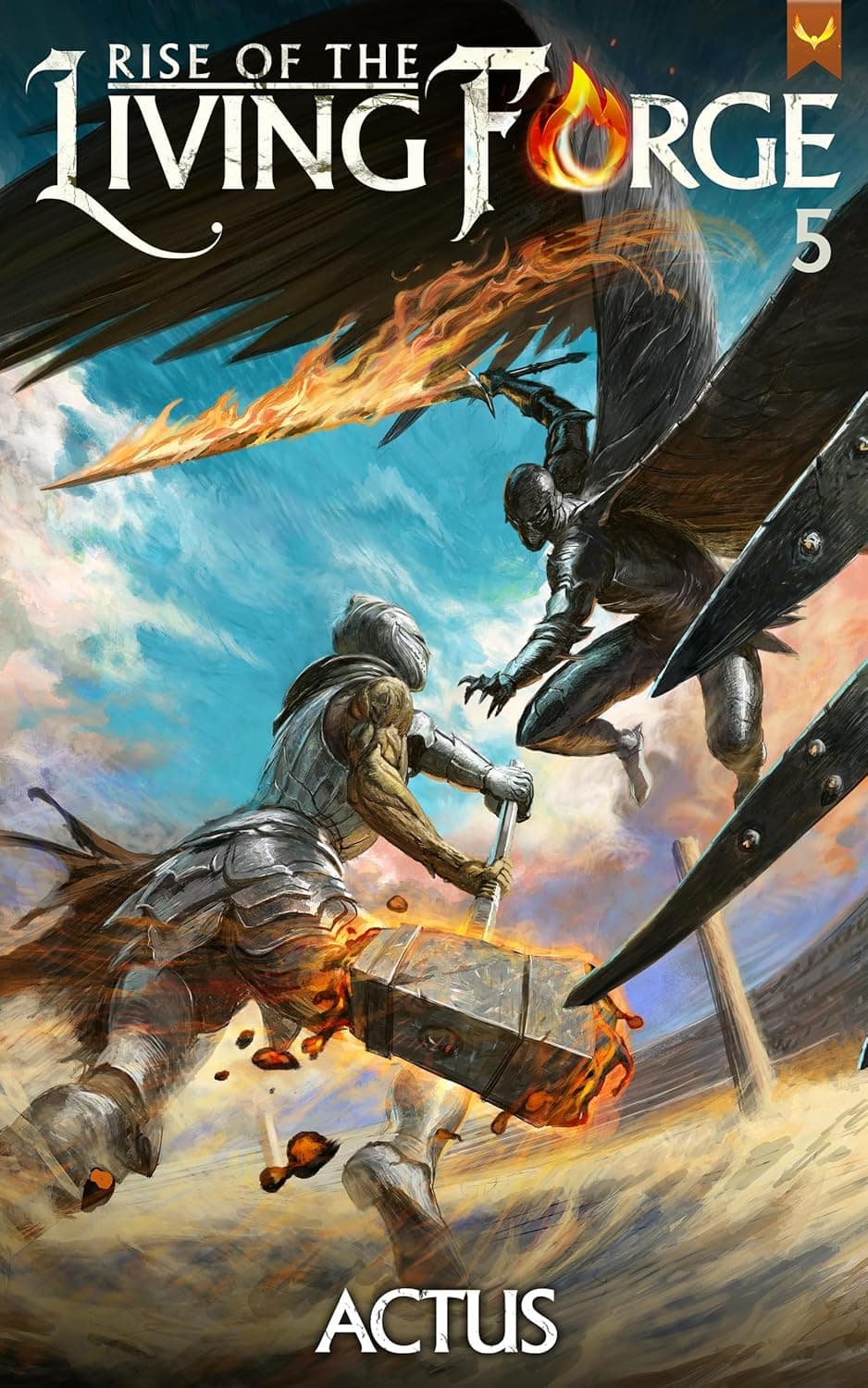 Rise of the Living Forge 5 cover
