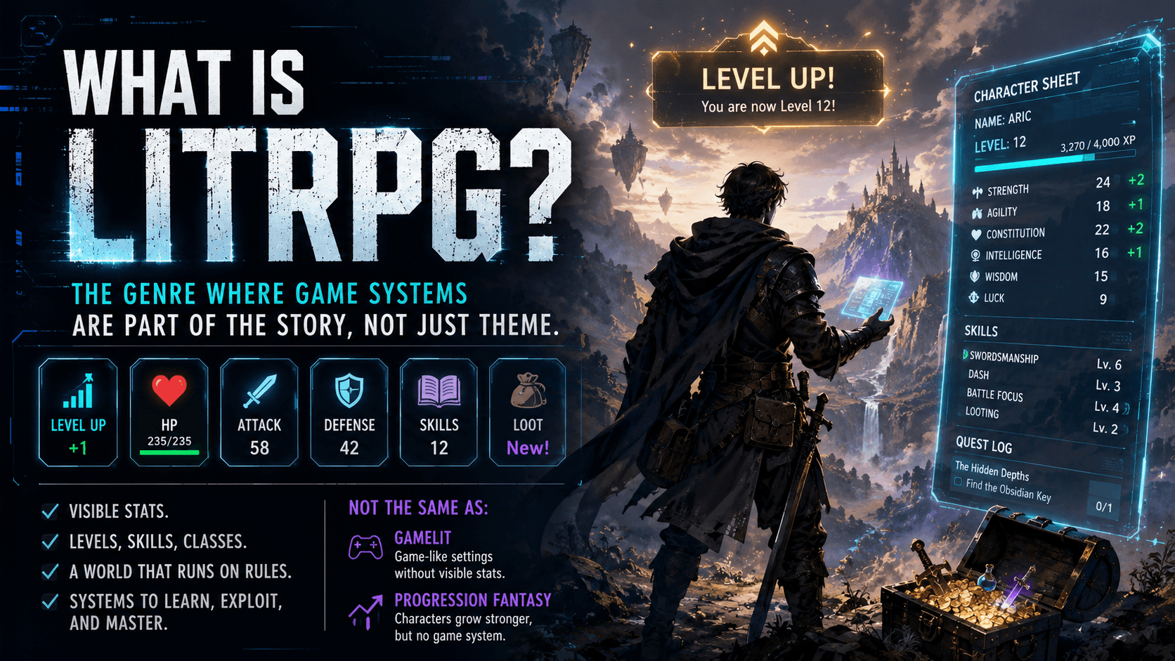 So What Actually Is LitRPG? A Non-Judgmental Explainer cover