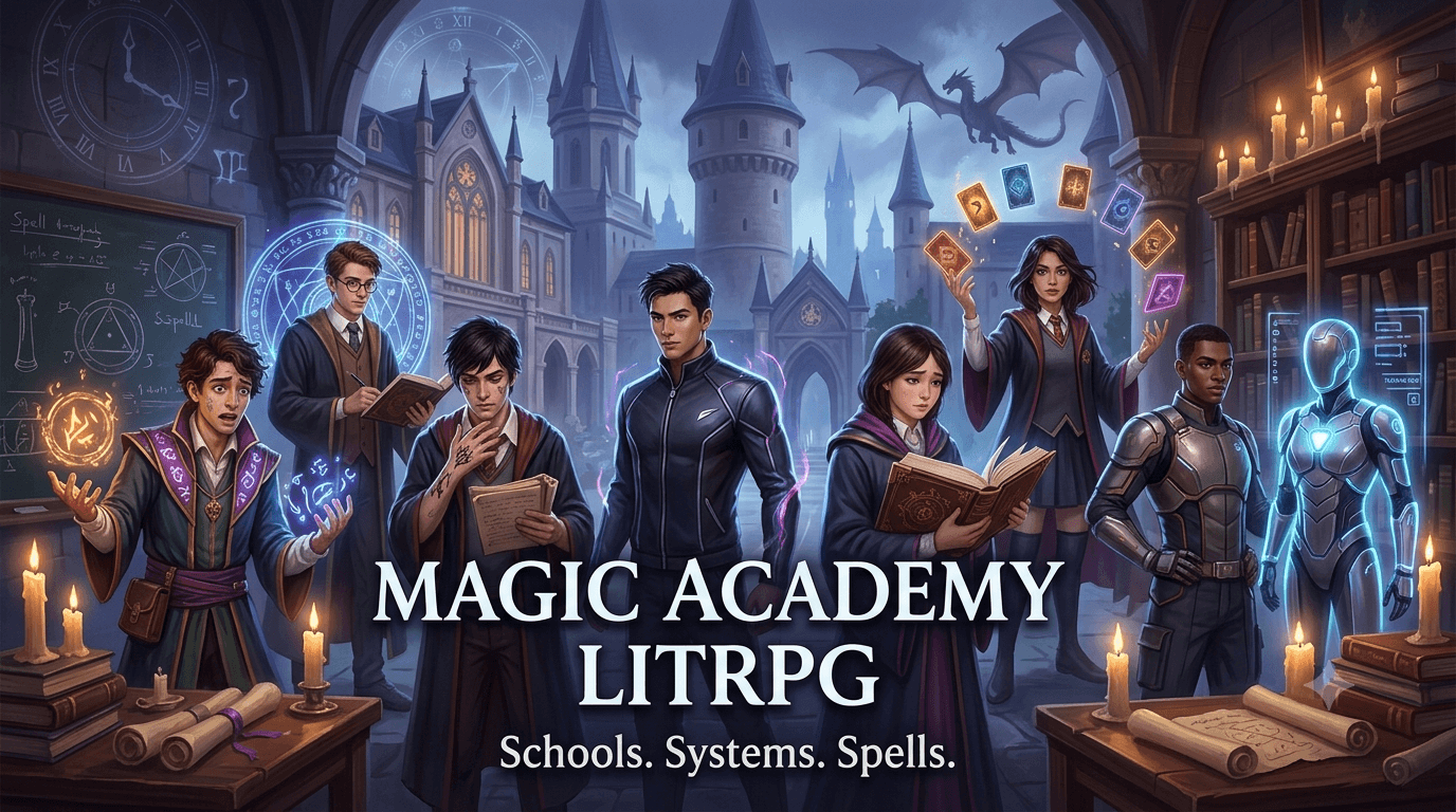 Eight Magic-Academy LitRPGs, Ranked — Class Is in Session cover