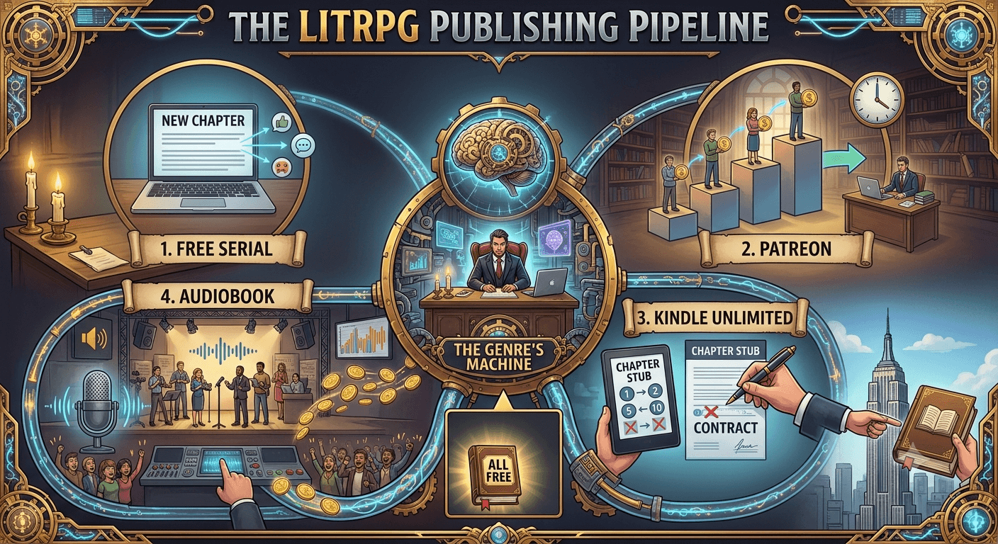 Nobody's First Draft Is a Paperback: How a LitRPG Actually Gets Made cover